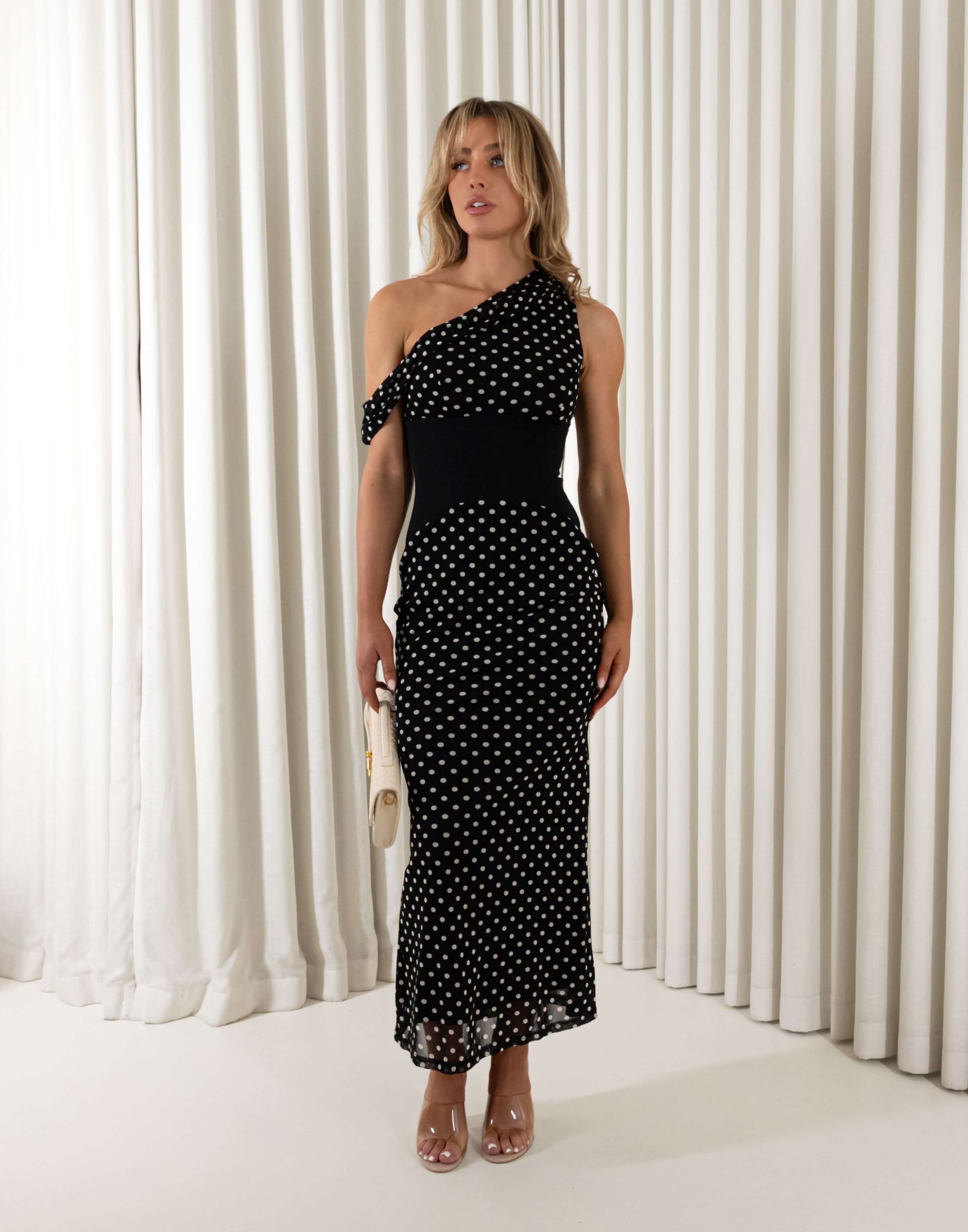 Maddox Polka Dot Dress — catalog photograph for Polka-Dot Dress Styling That Lets the Print Lead
