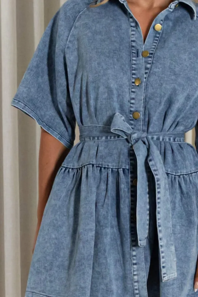 Lowen Denim Dress – product image 5