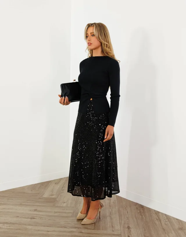 Adrian Sequin Skirt – product image 6