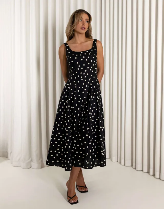 Christine Polka Dot Dress – product image 3