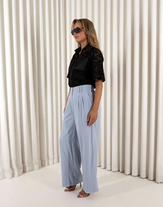 Emma Wide Leg Pants – side view