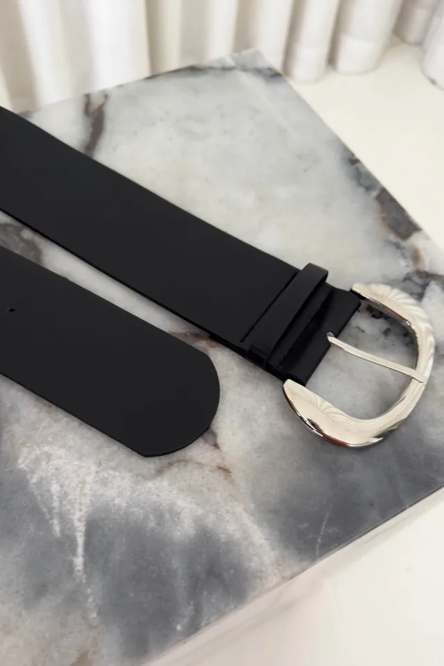 Jane Silver Buckle Belt – product image 2