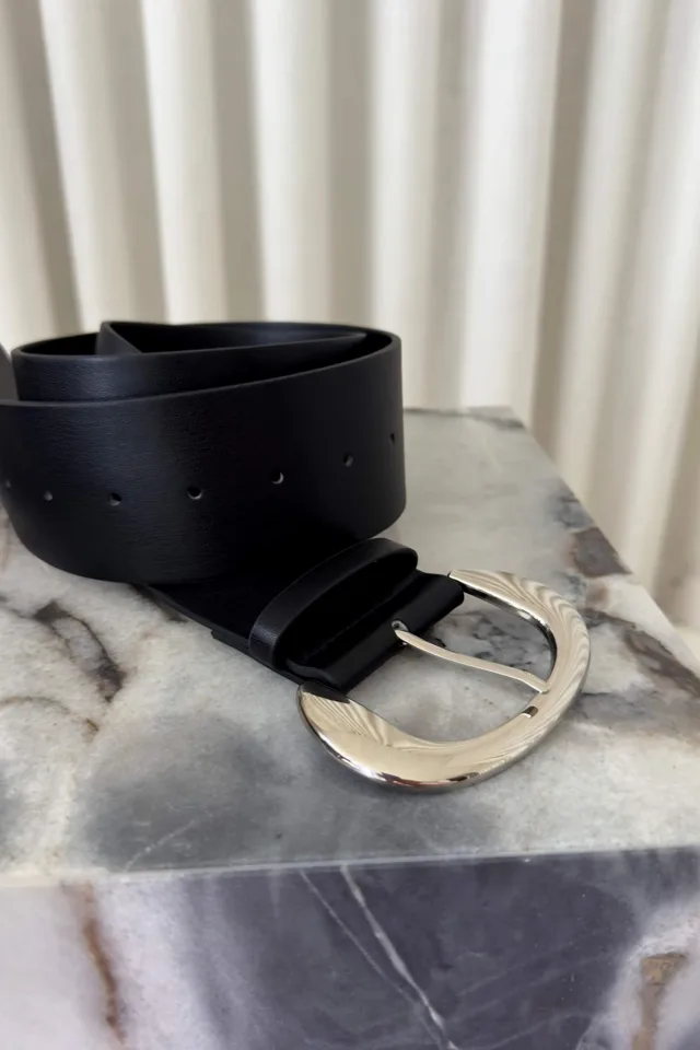 Jane Silver Buckle Belt – product image 3