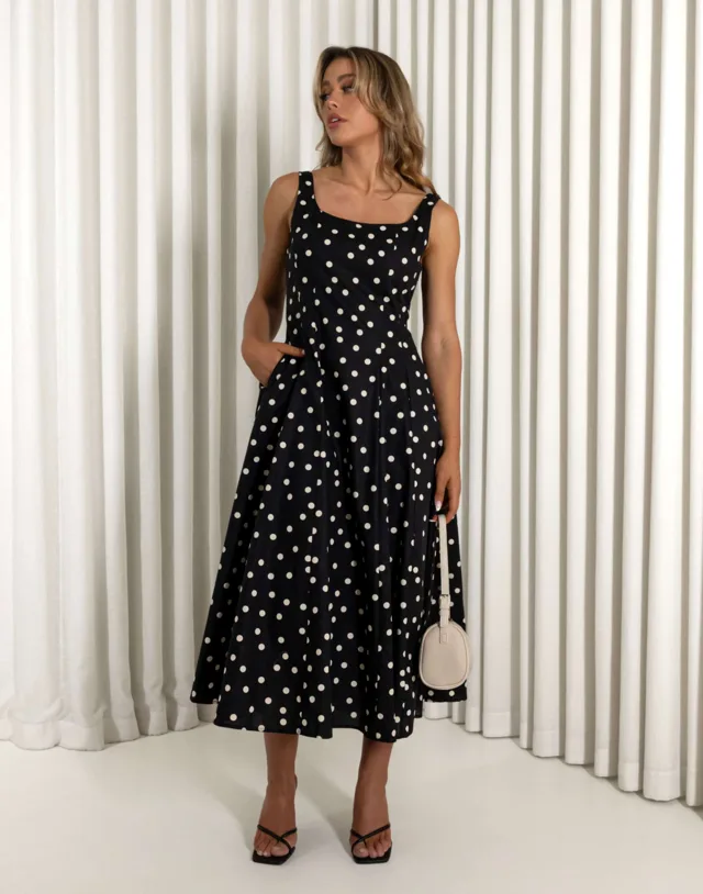 Christine Polka Dot Dress – product image 2