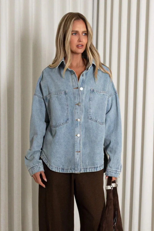 Wes Denim Shacket – product image 2