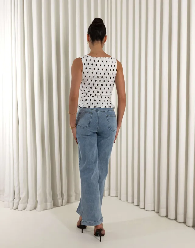 Alexandra Polka Dot Top – product image 4