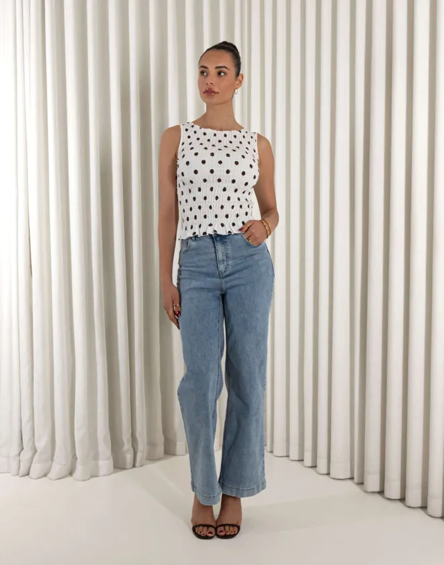 Alexandra Polka Dot Top – product image 2