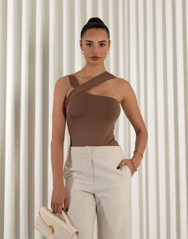 Marty One Shoulder Bodysuit – product image 1