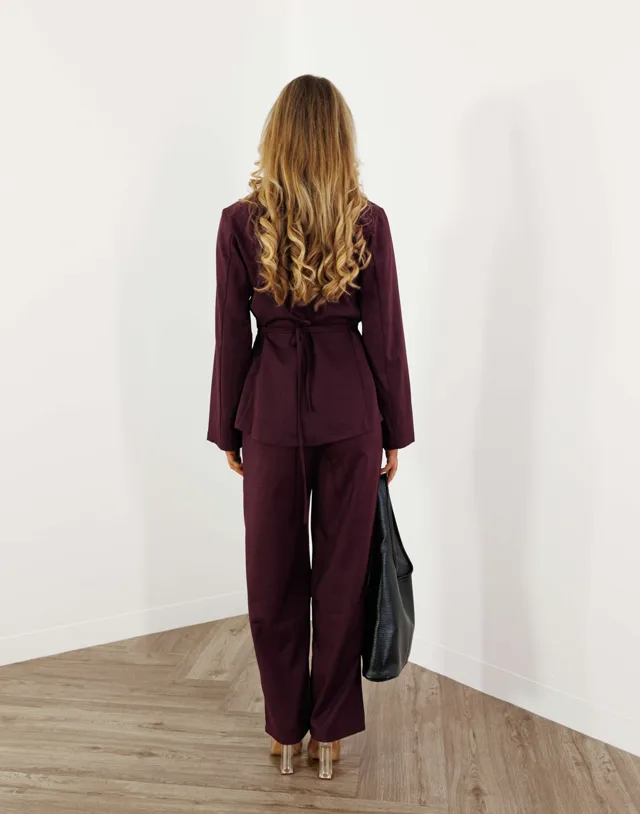 Kdeisha Burgundy Pants – product image 9