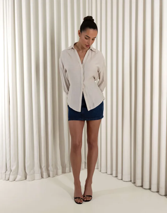 Stacey Linen Blend Shirt – product image 1