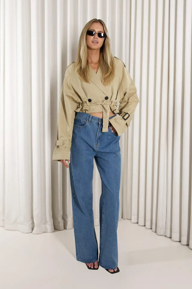 Justin Cropped Trench – product image 1