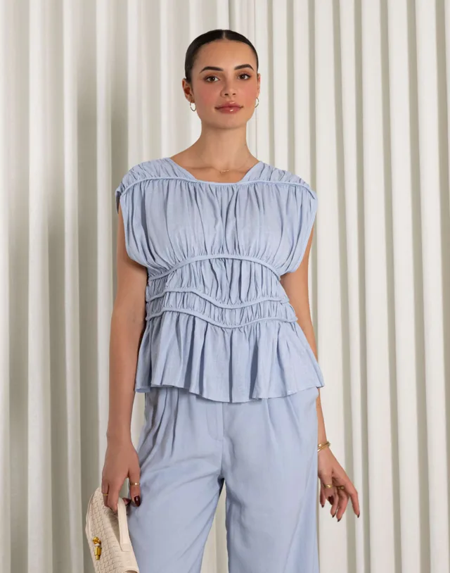 Cain Gathered Top – product image 1