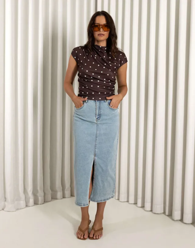 Nina Denim Skirt – product image 2