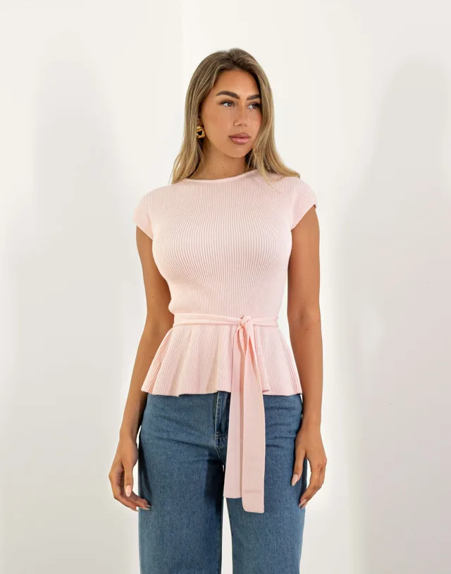 Sylvia Peplum Top – product image 1