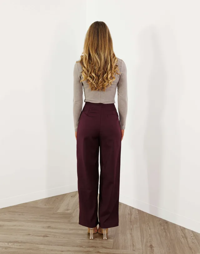 Kdeisha Burgundy Pants – product image 8