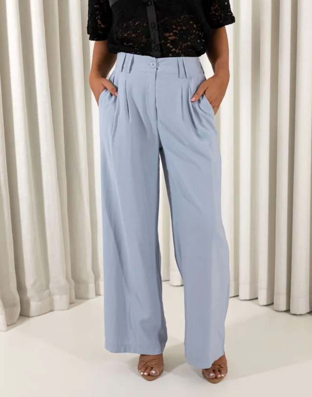 Emma Wide Leg Pants – side view