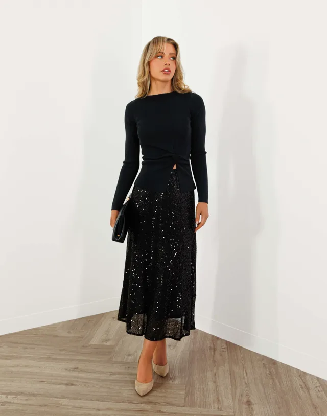 Adrian Sequin Skirt – product image 5