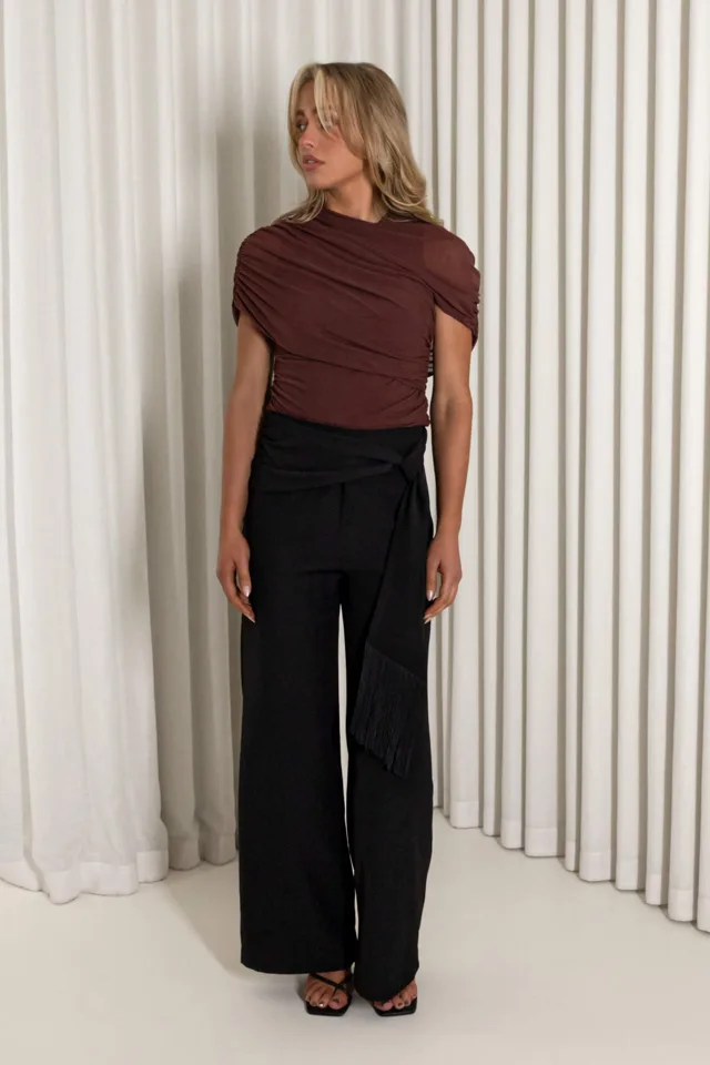 Gabrielle Black Pants – product image 3