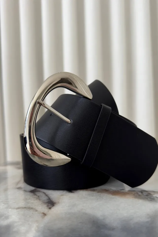 Jane Silver Buckle Belt – product image 1