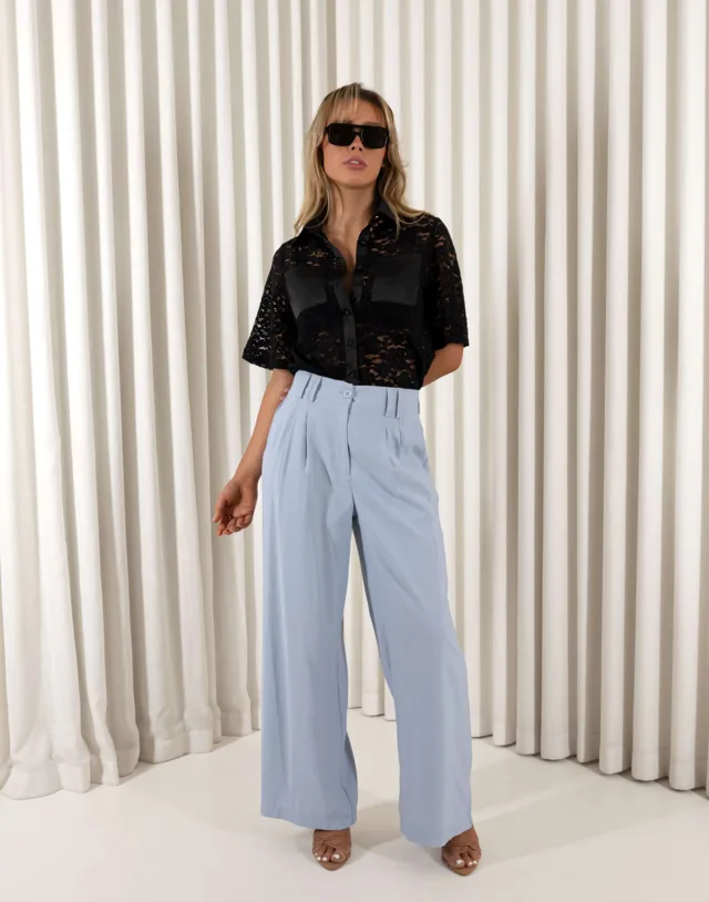 Emma Wide Leg Pants – side view