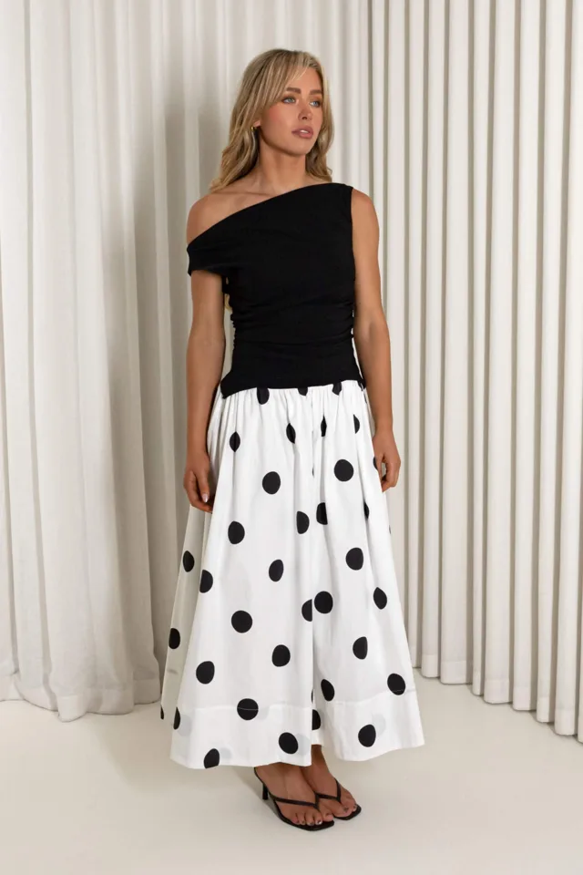 Lawrence Polka Dot Dress — catalog photograph for Accessories for Occasion Dresses: A Less-Is-More Guide