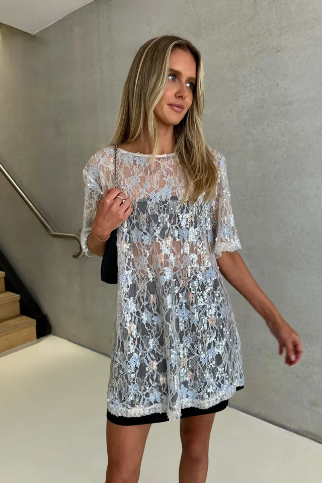 Maddy Sequin Tunic Dress – product image 1