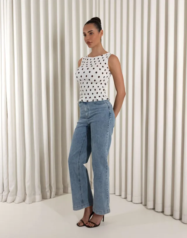 Alexandra Polka Dot Top – product image 3