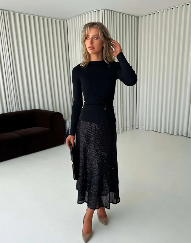 Adrian Sequin Skirt – product image 2